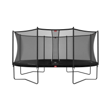 Батут BERG Grand Favorit Regular 17 FT 520 Black + защитная сетка Safety Net Comfort